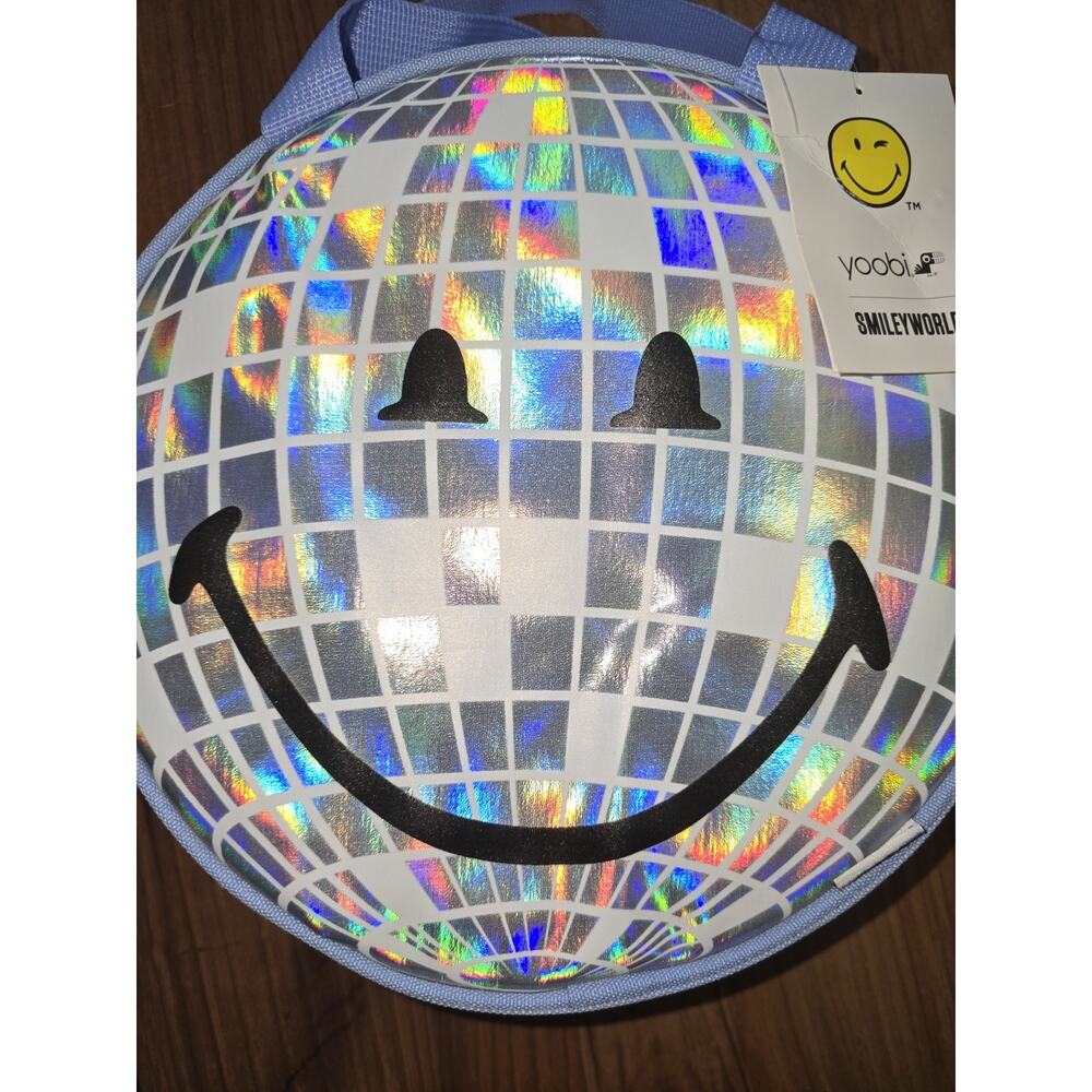 Kids Lunch Bag – Smiley Face Disco Ball Insulated School Tote / NWT Target! - Picture 2 of 6